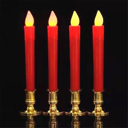 4 Pcs Digital Candle